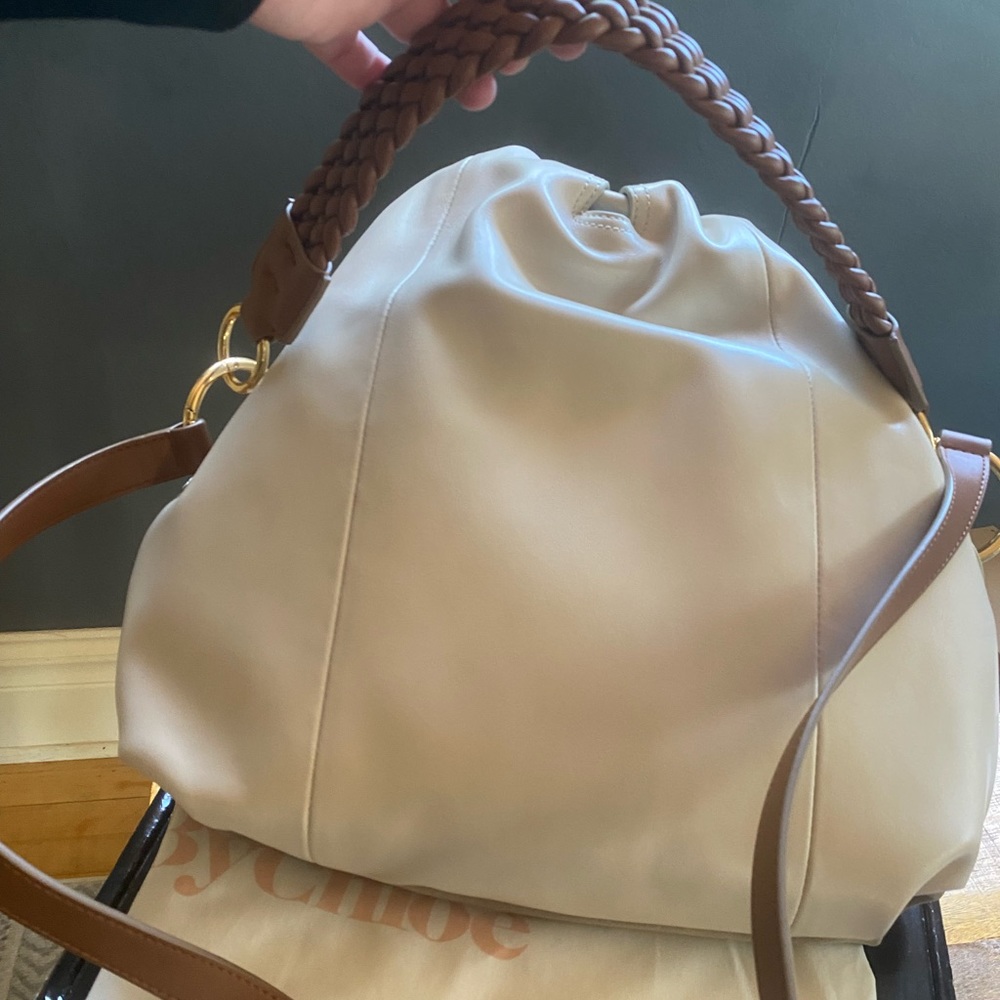 *New* See by Chloé Cleme Shoulder Bag in Motty Grey - Picture 4 of 8